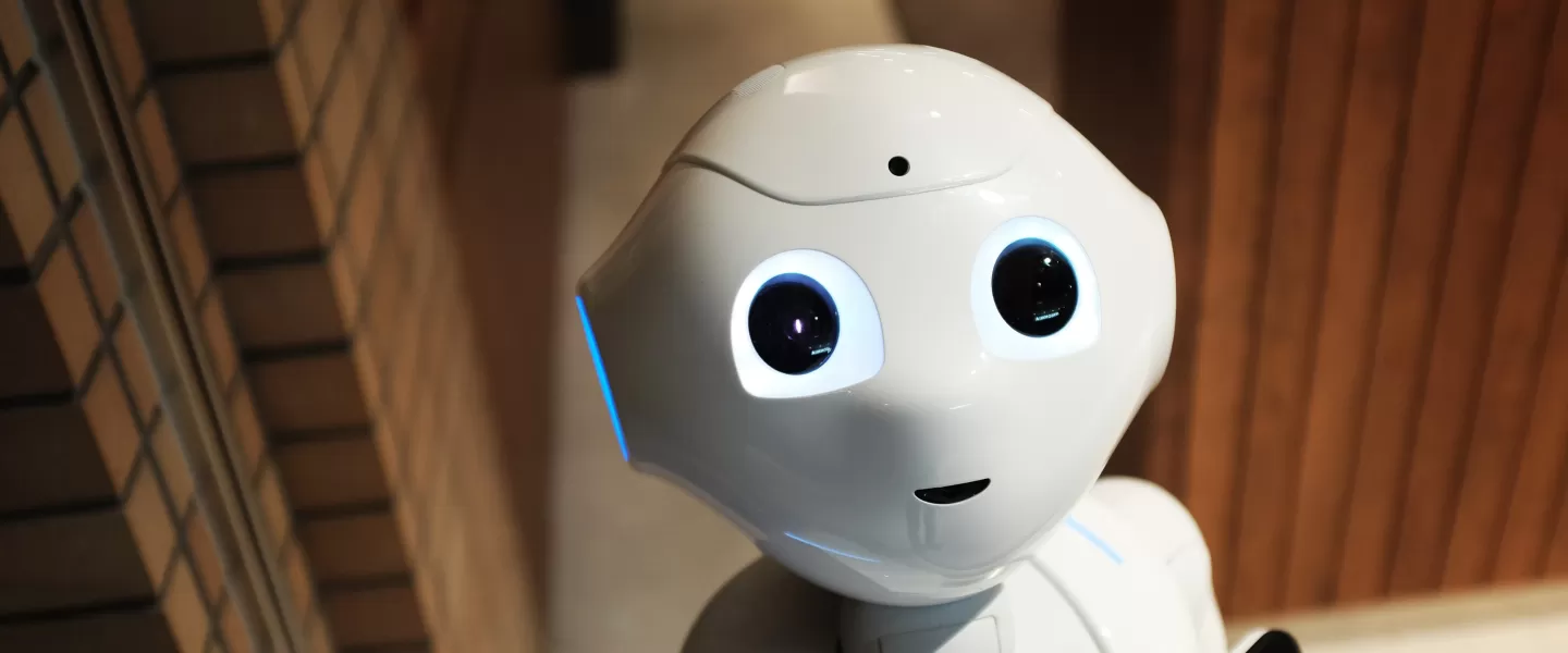 Robot symbolizujący chatbot'a