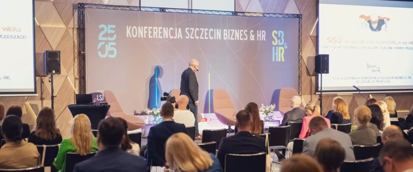Prelegent podczas Szczecin Biznes&HR 
