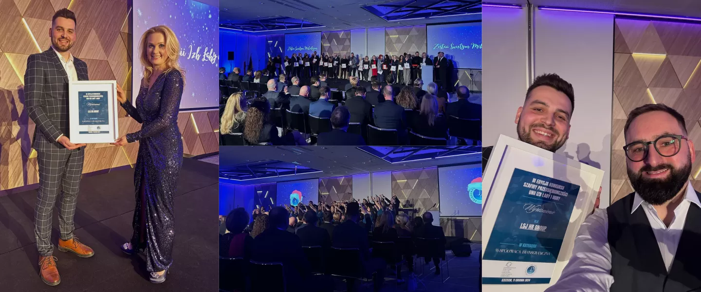 Pracownicy LSJ podczas wigilii PIG i gali Szafiry Przedsiębiorczości